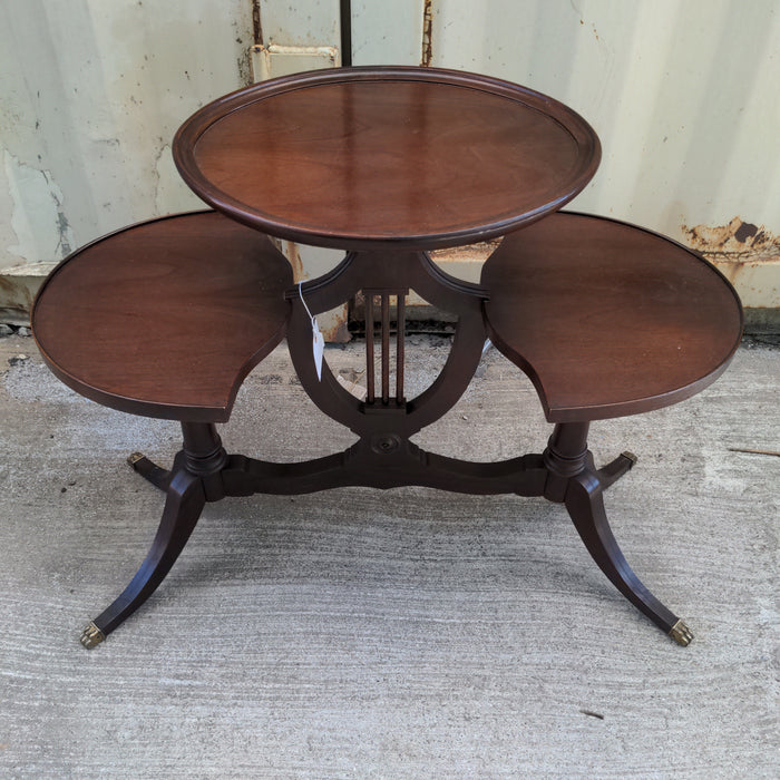 DUNCAN PHYFE 3 TIER MAHOGANY STAND