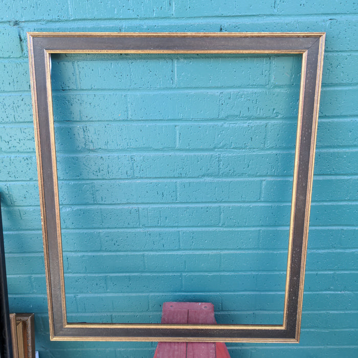 MODERN BLACK WITH GOLD TRIM FRAME