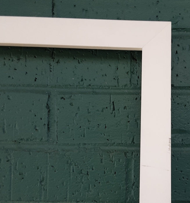 LARGE MODERN THIN WHITE FRAME