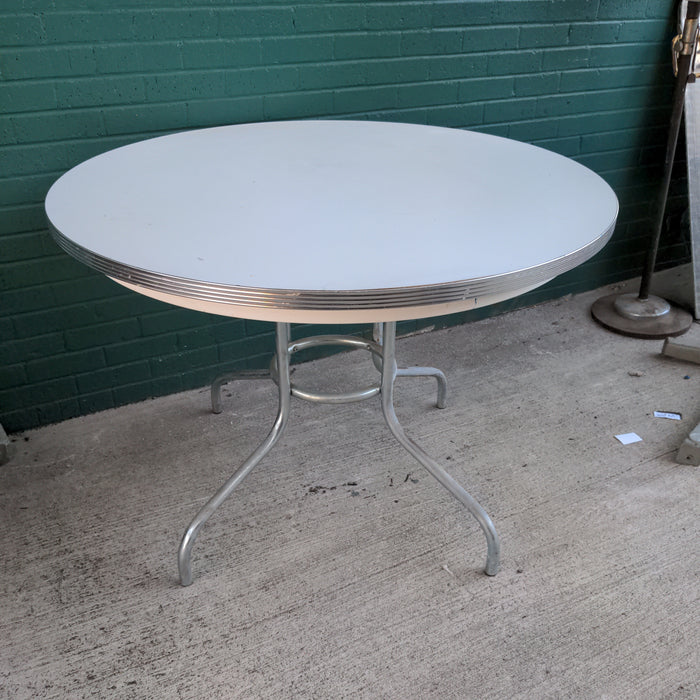 ROUND 50'S STYLE KITCHEN TABLE