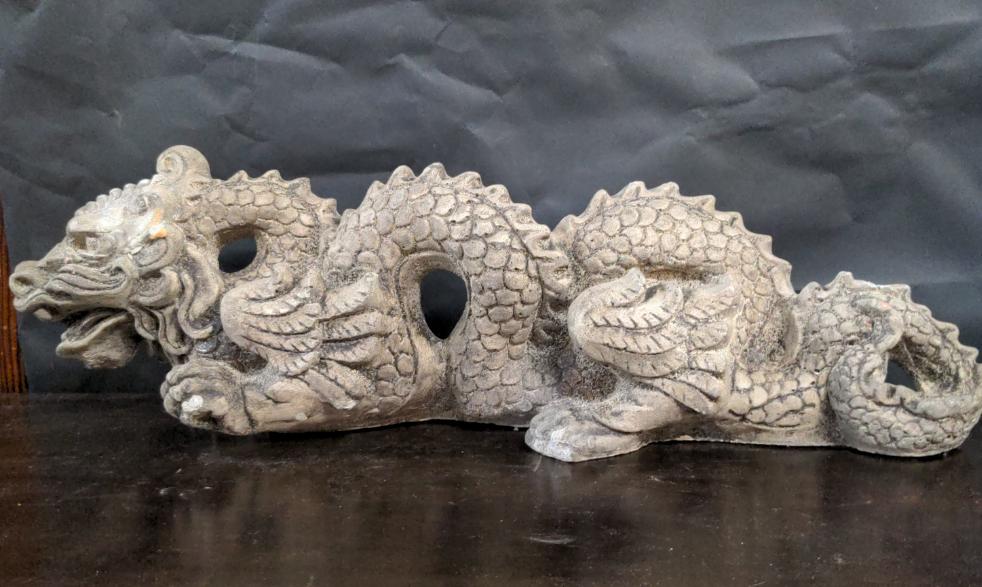 SMALL CONCRETE DRAGON