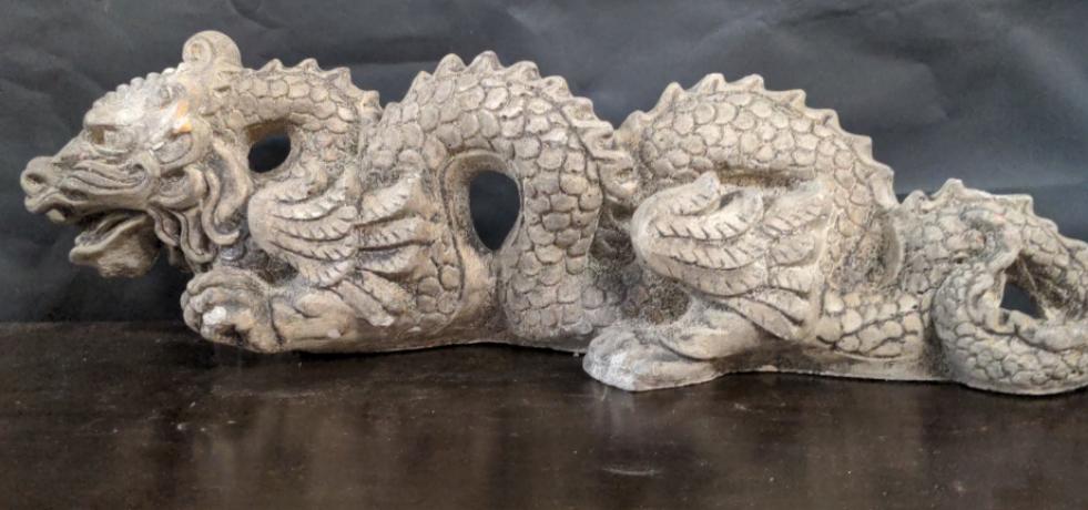 SMALL CONCRETE DRAGON