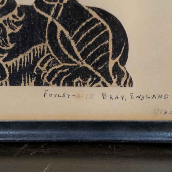PAIR OF TALL RUBBINGS