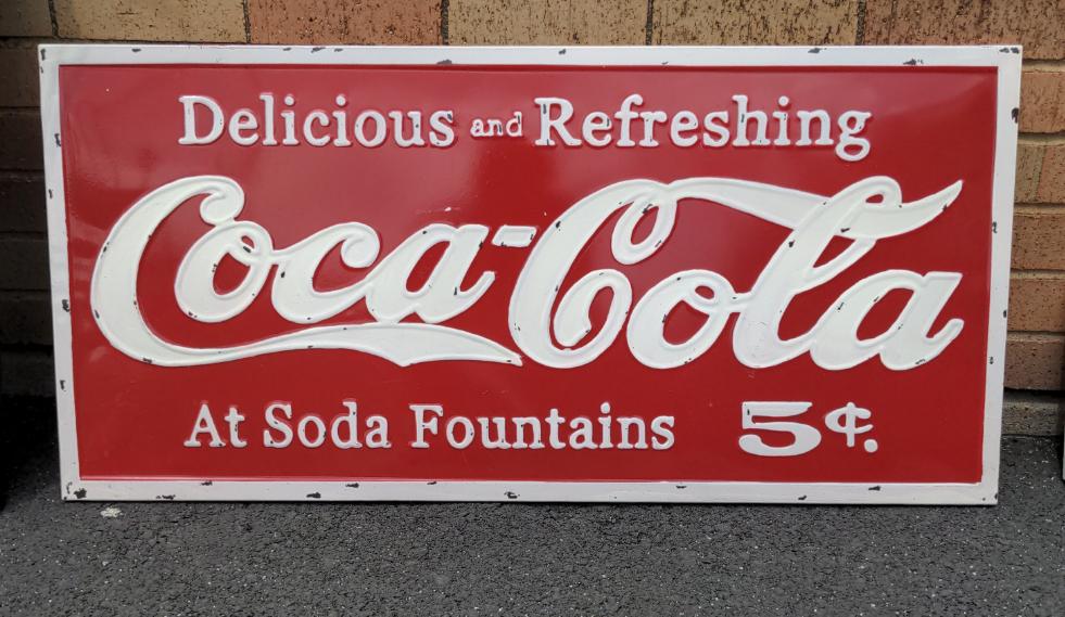 COKE SIGN NOT OLD