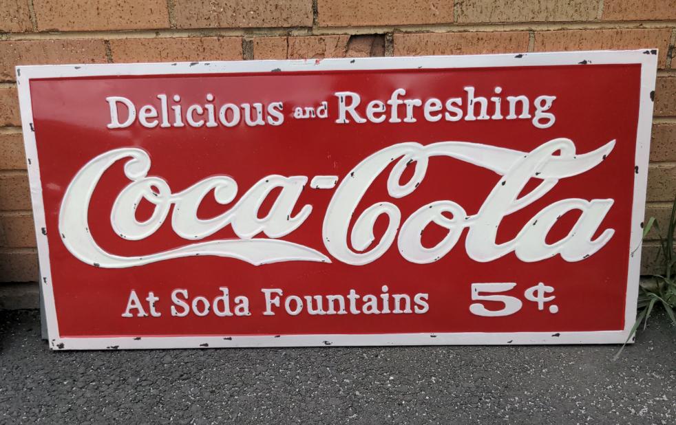 COKE SIGN NOT OLD