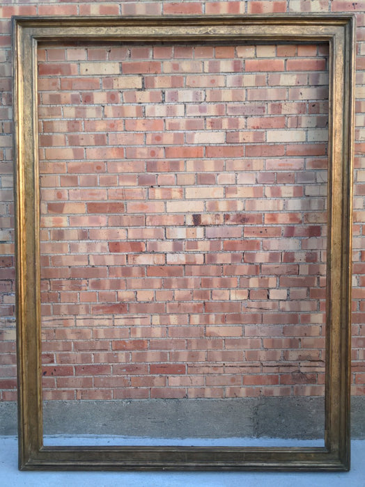 VERY LARGE GILT WOOD FRAME