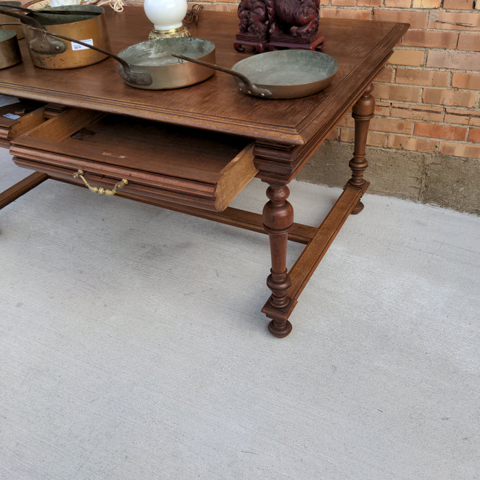 HENRI II WALNUT WRITING TABLE