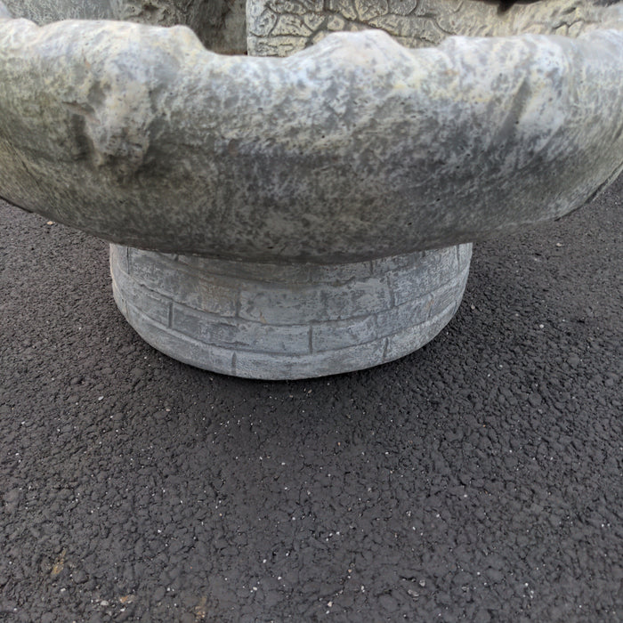 CONCRETE FOUNTAIN AS FOUND