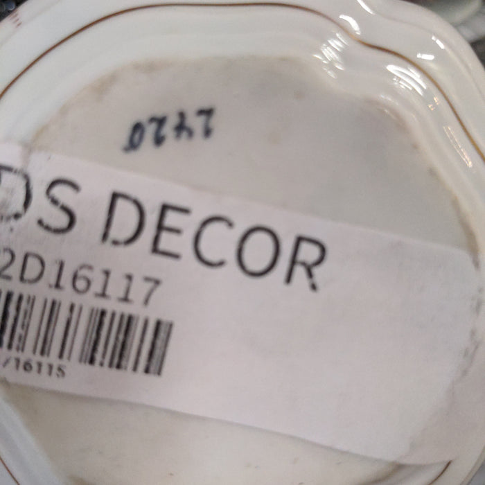 MESSEIN PORCELAIN INSECTS LIDDED JAR WITH TRAY