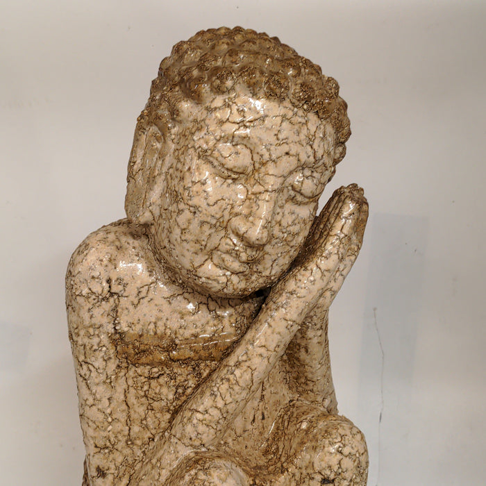 GLAZED BUDDHA STATUE