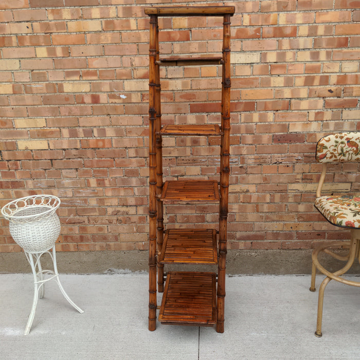 BAMBOO LADDER SHELF