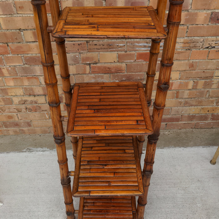 BAMBOO LADDER SHELF
