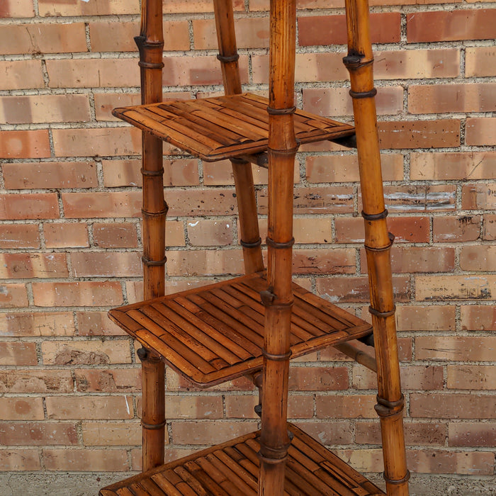BAMBOO LADDER SHELF