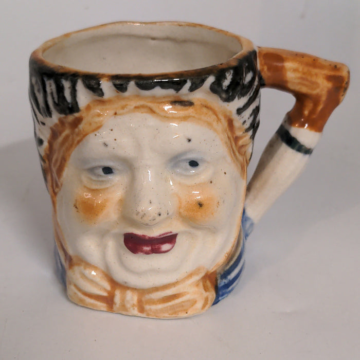 SMALL OLD LADY TOBY MUG MADE IN OCCUPIED JAPAN