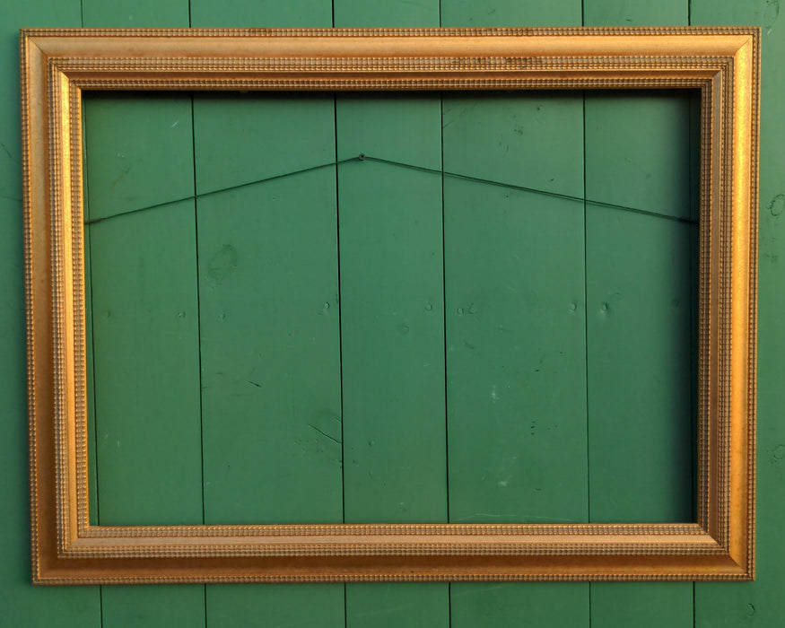 LARGE BRIGHT GOLD CONVEX FRAME