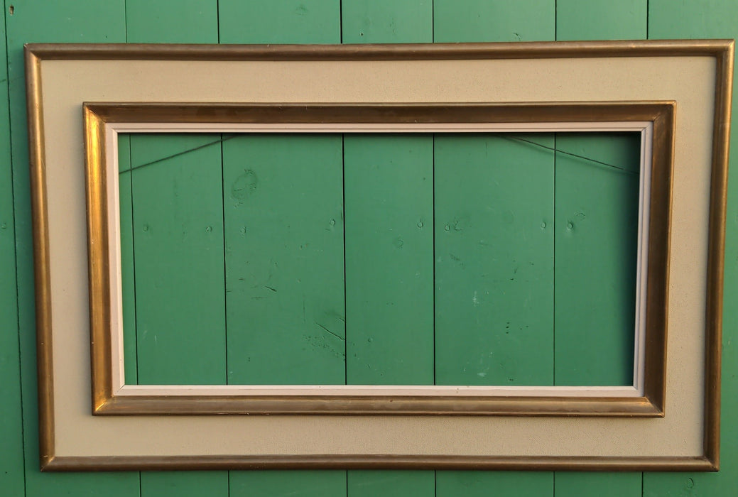 MODERN GOLD & BEIGE FRAME
