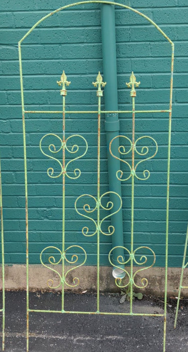 GREEN IRON TRELLIS ARCH