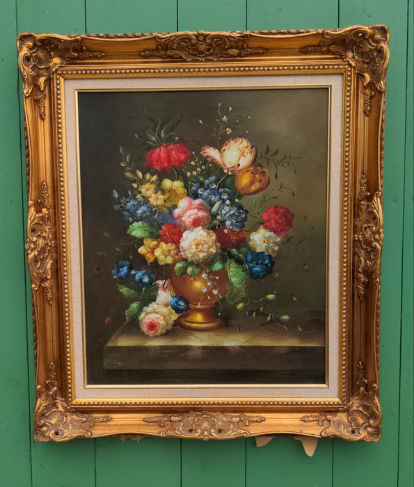 FRAMED FLORAL STILL LIFE