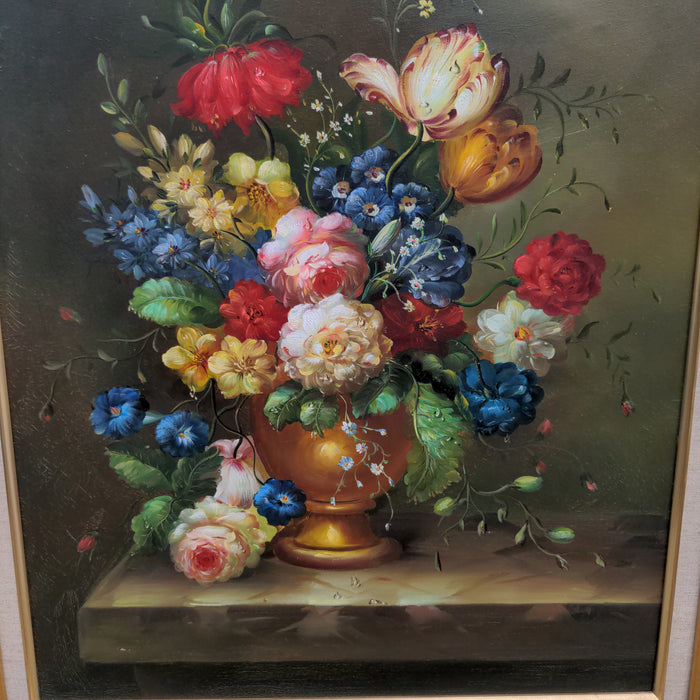 FRAMED FLORAL STILL LIFE