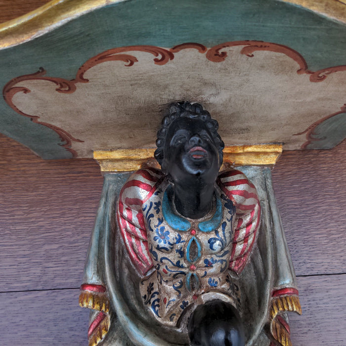 PAIR OF BLACKAMOOR SHELVES