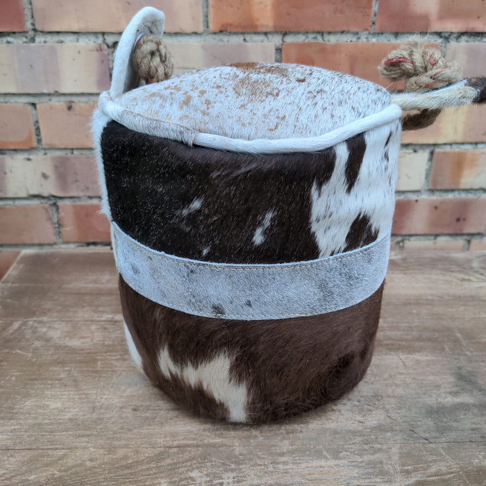 COWHIDE DOOR STOP