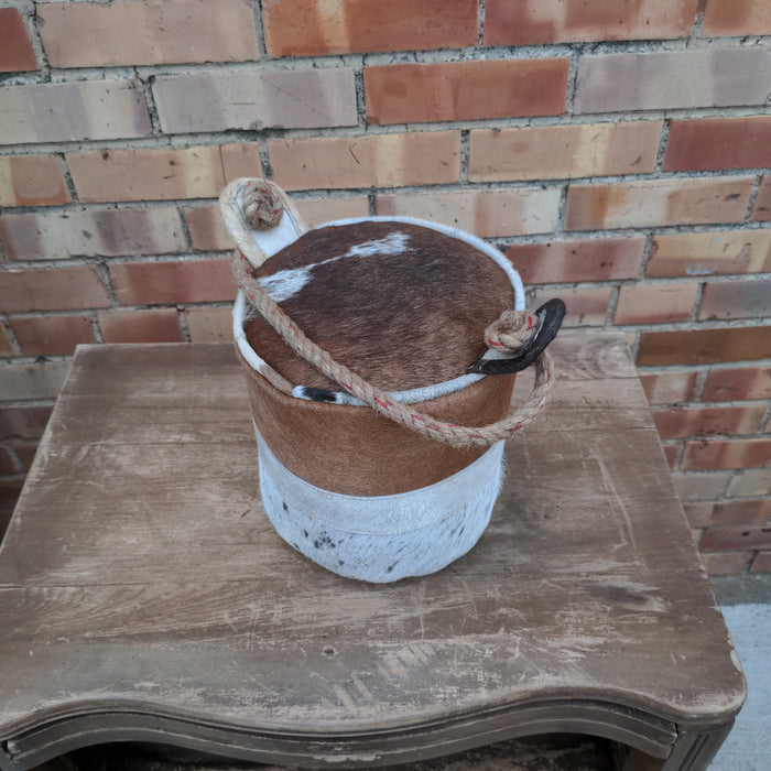 COWHIDE DOOR STOP