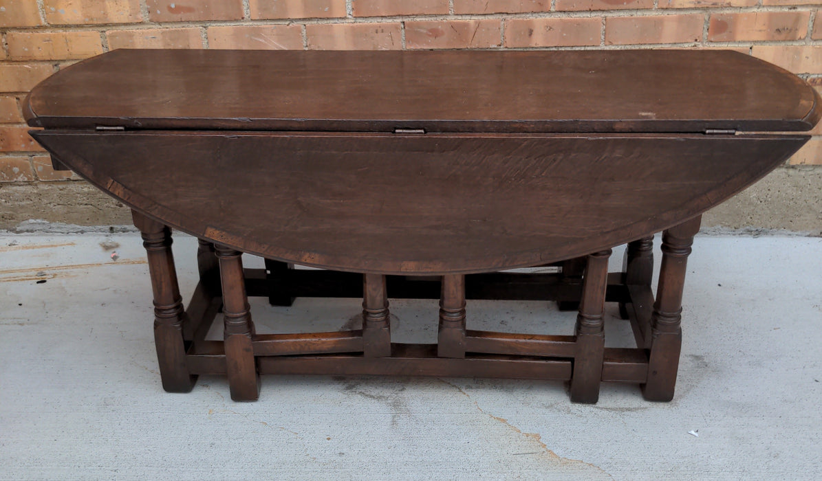 DARK OAK WAKE STYLE CROSS BANDED COFFEE TABLE