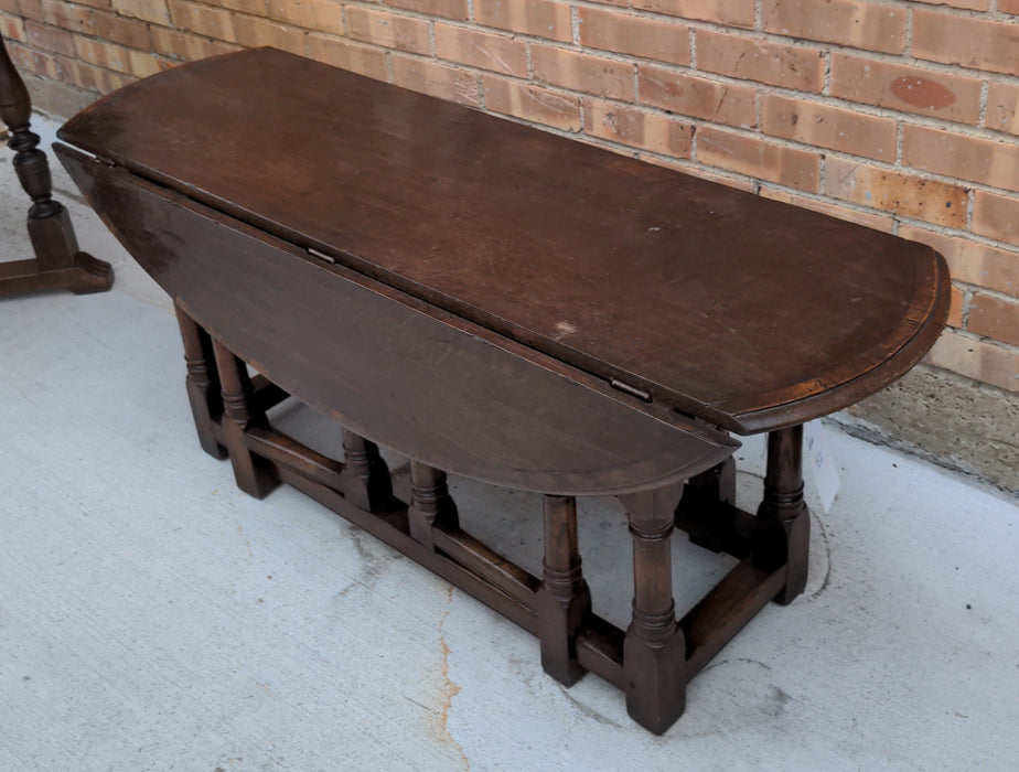 DARK OAK WAKE STYLE CROSS BANDED COFFEE TABLE