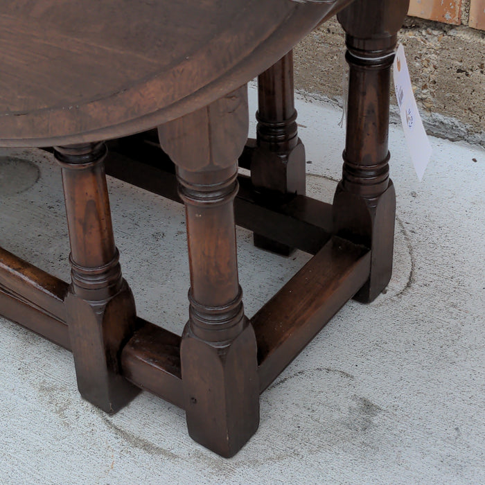 DARK OAK WAKE STYLE CROSS BANDED COFFEE TABLE