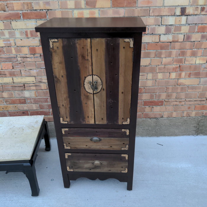 SMALL NARROW ASIAN CABINET