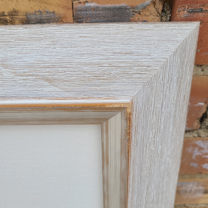 WHITEWASHED WOODEN FRAME