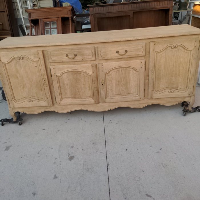 RAW OAK PEGGED COUNTRY FRENCH SIDEBOARD