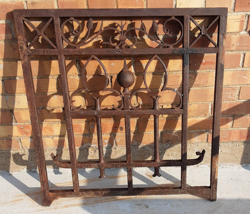 HEAVY IRON PANEL FROM FRENCH ALTER GATE