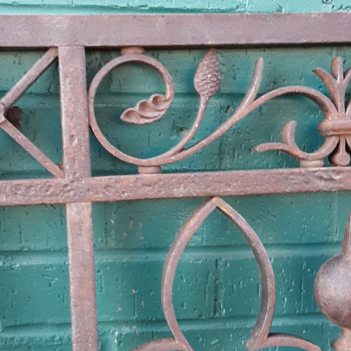 HEAVY IRON PANEL FROM FRENCH ALTER GATE