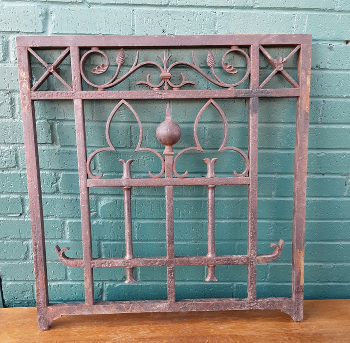 HEAVY IRON PANEL FROM FRENCH ALTER GATE