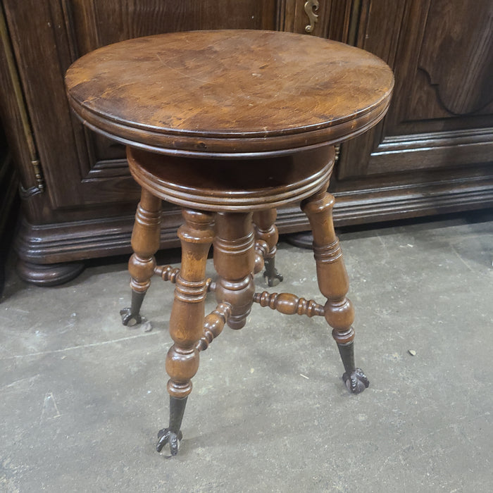 LATE 19TH CENTURY PIANO STOOL