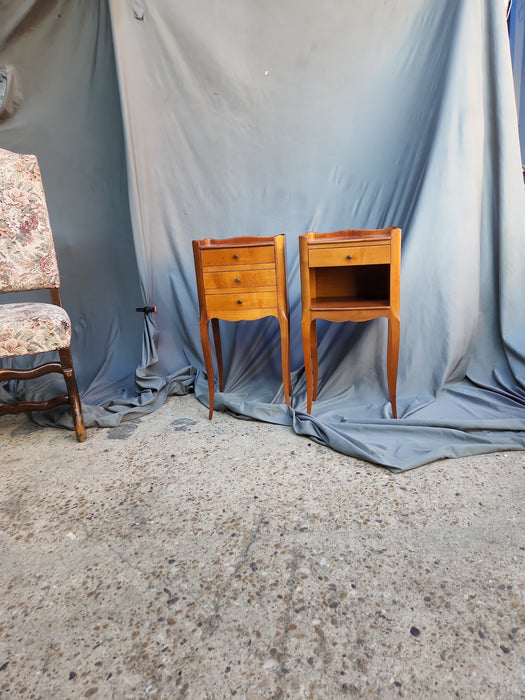 PAIR OF LOUIS XV CHERRYWOOD SIDE CABINETS