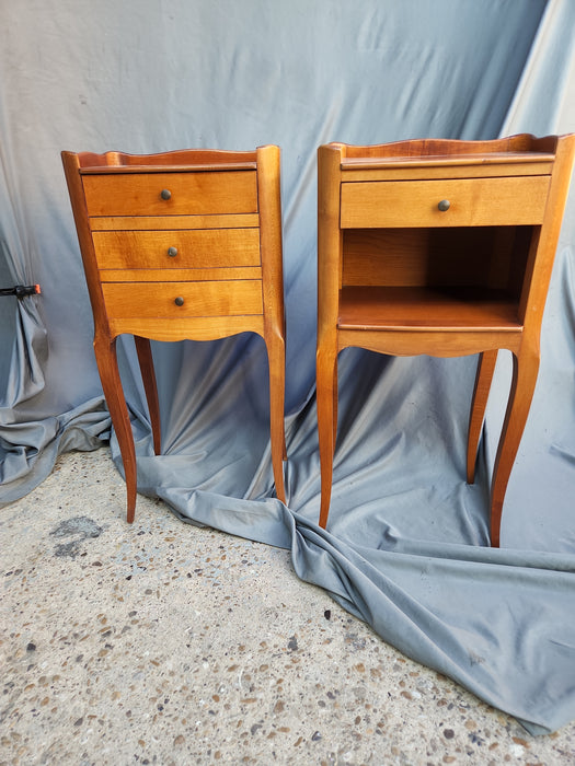 PAIR OF LOUIS XV CHERRYWOOD SIDE CABINETS