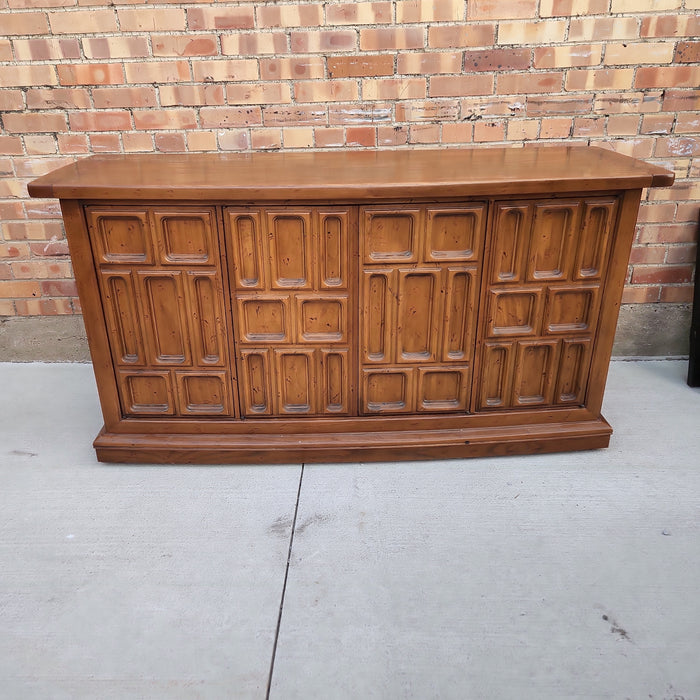 MIDCENTURY CREDENZA WITH PANELS