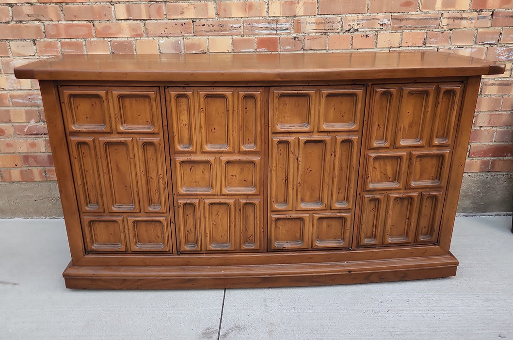 MIDCENTURY CREDENZA WITH PANELS