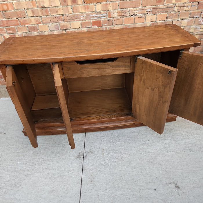 MIDCENTURY CREDENZA WITH PANELS