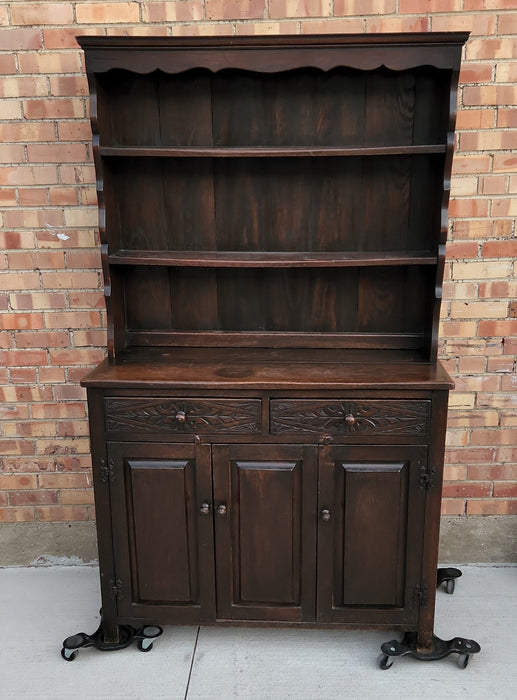 DARK OAK WELCH CUPBOARD