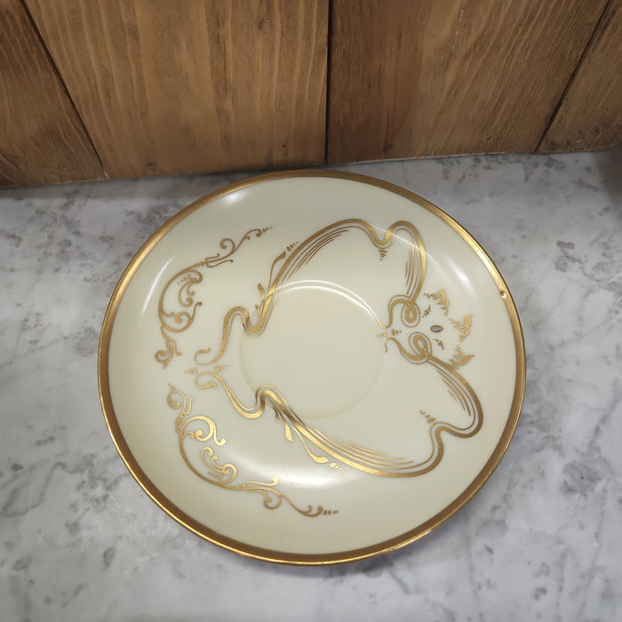 ART NOUVEAU WITH BUTTERFLY CUP AND SAUCER