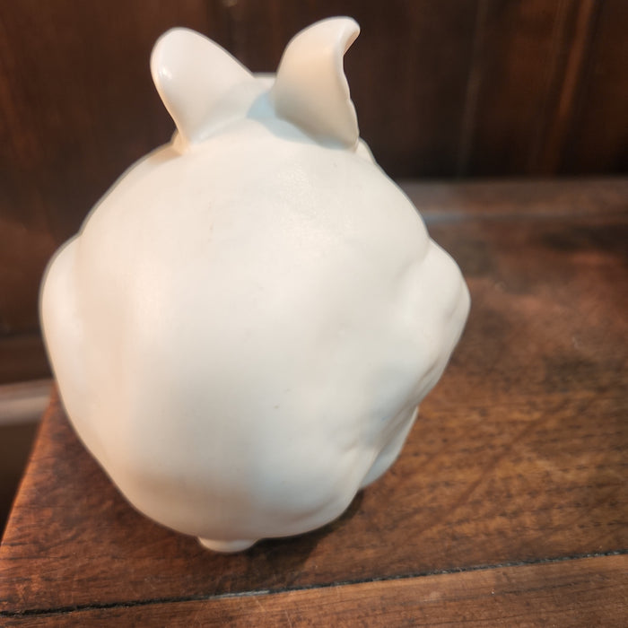 PORCELAIN SINGLE WHITE RABBIT