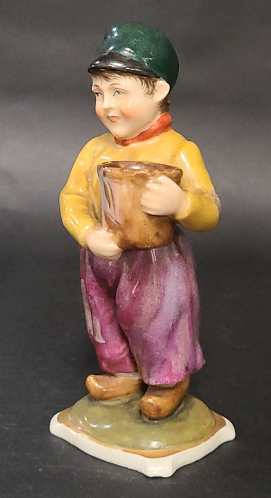 PORCELAIN DUTCH BOY WITH BUCKET