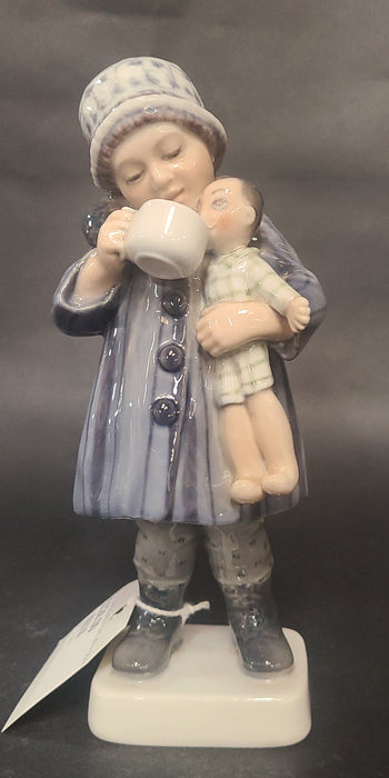 D. J. COPENGAGEN GIRL WITH DOLL