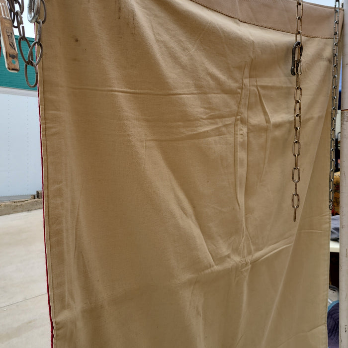 VERTICAL TAPESTRY OF LE CAVELIER/KNIGHT MOUNTED ON HORSE