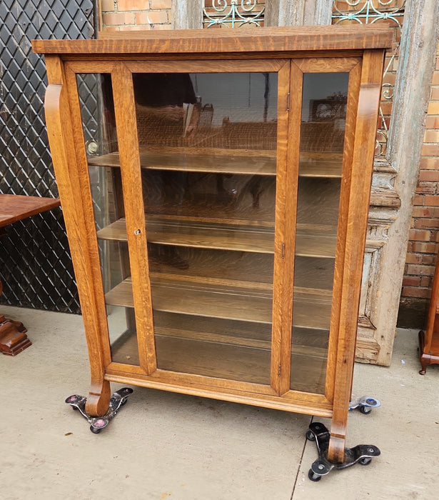 EMPIRE OAK DISPLAY CASE