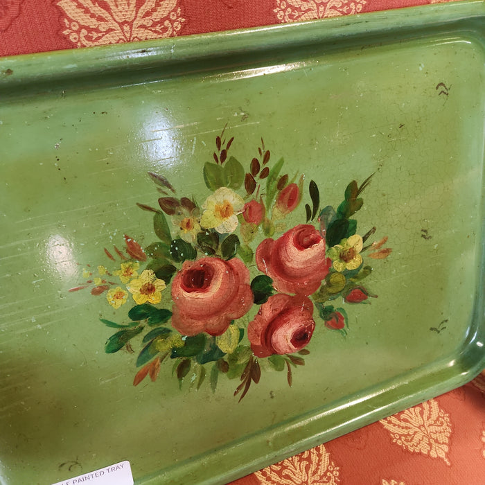 TIN TOLE PAINTED TRAY