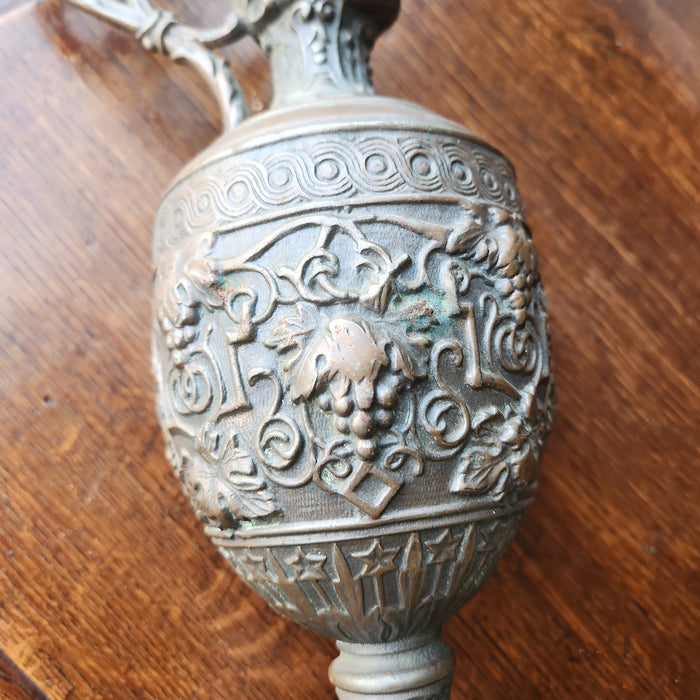 CAST IRON EWER WITH BRONZE FINISH